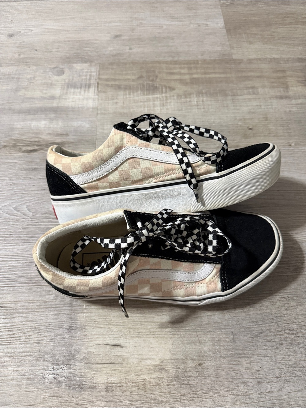 Unisex Checkered Vans shoes